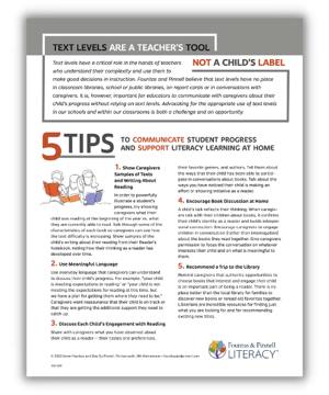 5 Tips to communicate student progress and supoort literacy learning at home blog element drop shadow