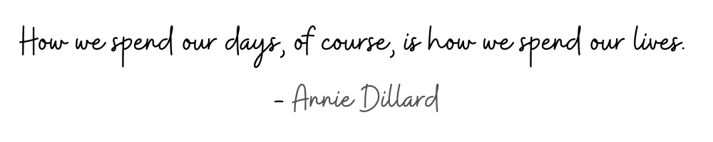 Annie Dillard Quote 1000 by 200