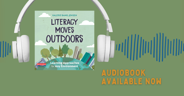 Audiobook banner image for Literacy Moves Outdoors