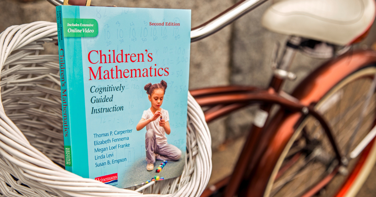 Childrens Mathematics Book in Bicycle Basket