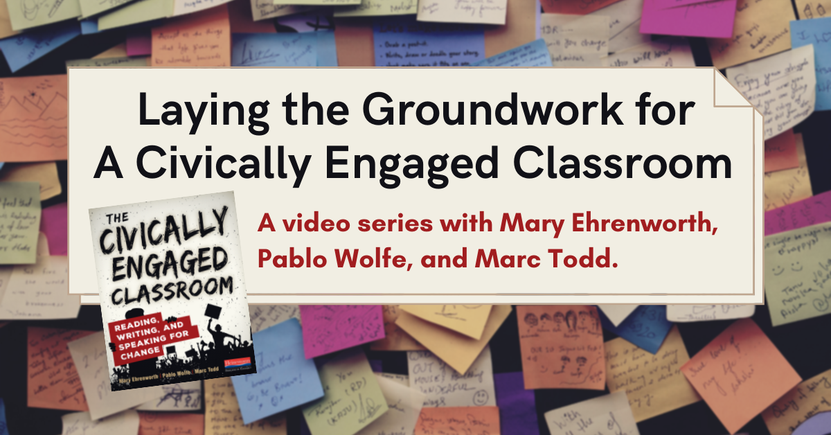 Civically Engaged Groundwork Video Series Blog