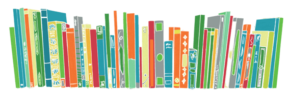 Colorful Collection of Books Graphic from A Teachers Guide to Mentor Texts, K-5 Blog Element