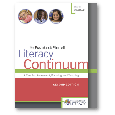 Fountas & Pinnell Classroom Literacy Continuum 2nd Edition Product Shot