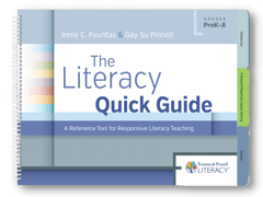 Fountas & Pinnell The Literacy Quick Guide Book Cover RB