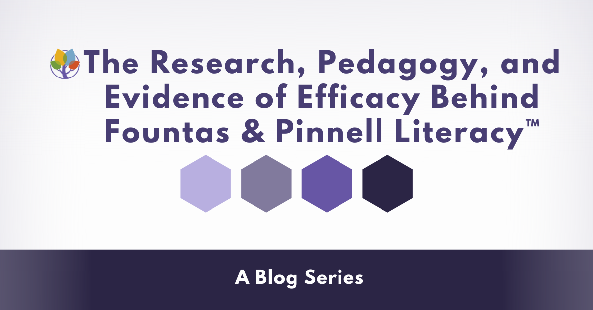 Fountas and Pinnell Blog SERIES FINALE