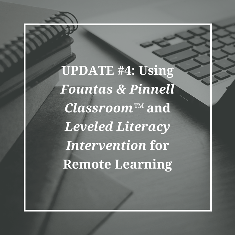 Fountas and Pinnell Updates (1)