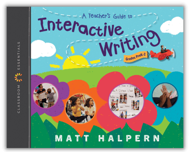 Interactive Writing by Matt Halpern Book Cover with Drop Shadow