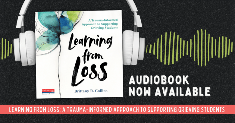 Learning from Loss Audiobook Book Blog Header Graphic