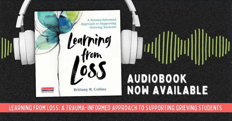 Learning from Loss Audiobook Book Blog Header Graphic