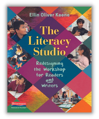 The Literacy Studio by Ellin Oliver Keene Book Cover Blog Element