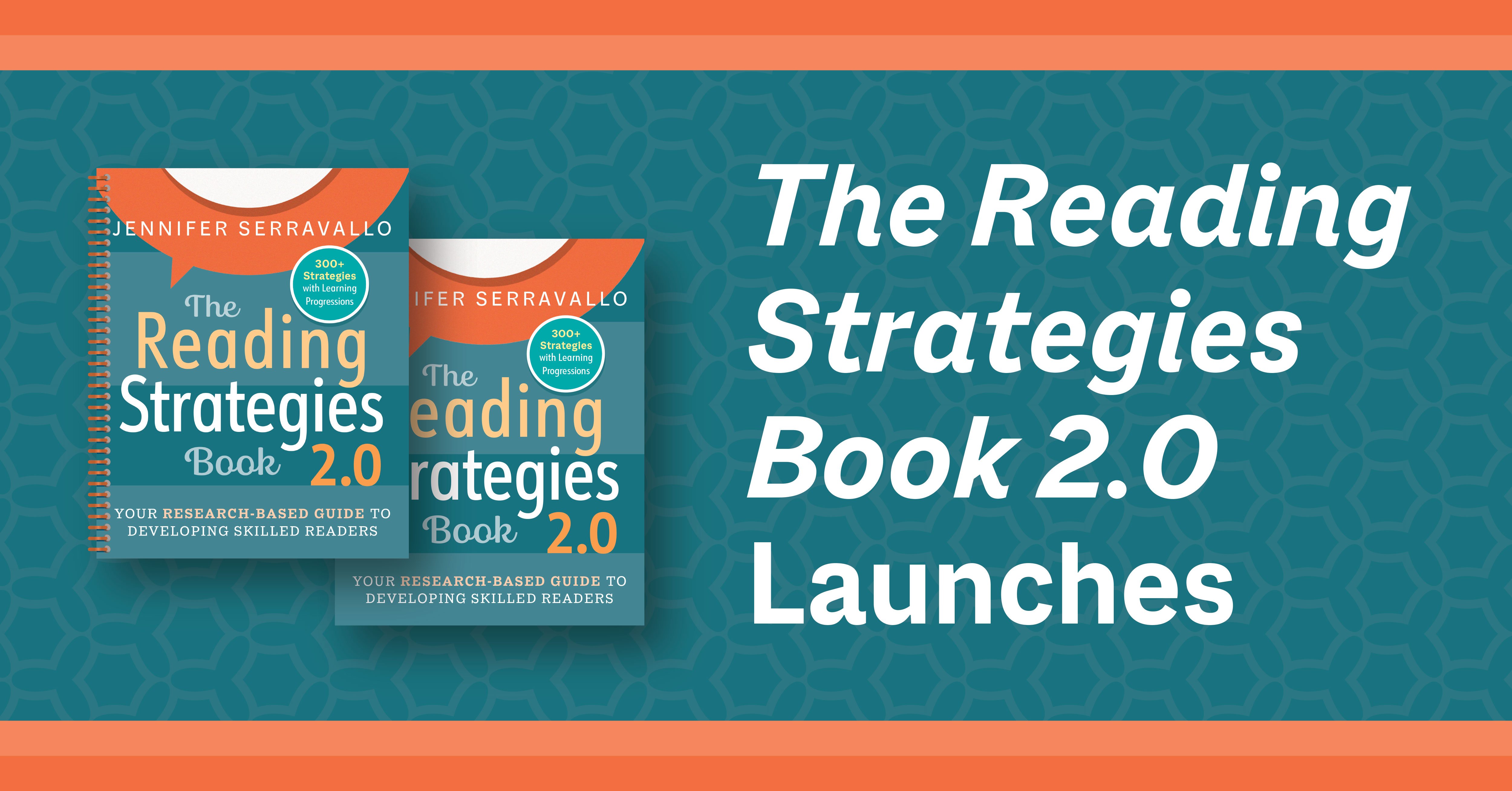 The Reading Strategies Book 2.0  Launches Blog Header Graphic