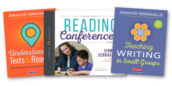 Three Serravallo Book Covers Drop Shadows 600X300