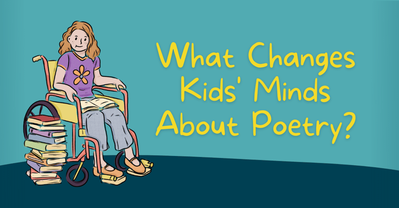 What Changes Kids Minds About Poetry PreTeen in Wheel chair Reading Illustration