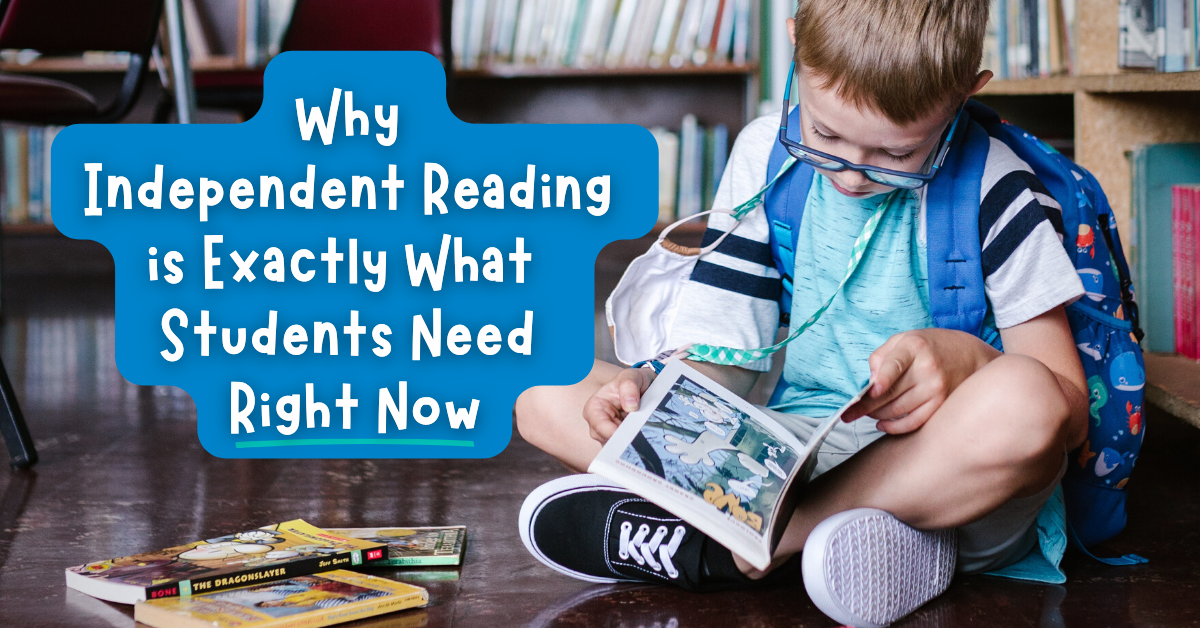 Why Independent Reading is Exactly What Students Need Right Now BLUE DS